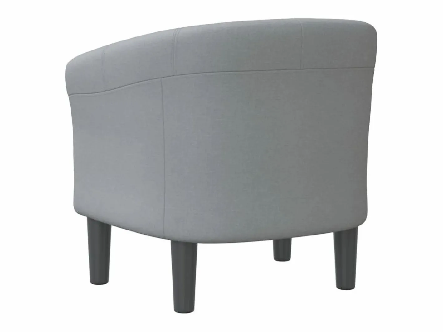 Clicnbuy Sillón Estilo Cabriolet|Sillón de tela claro