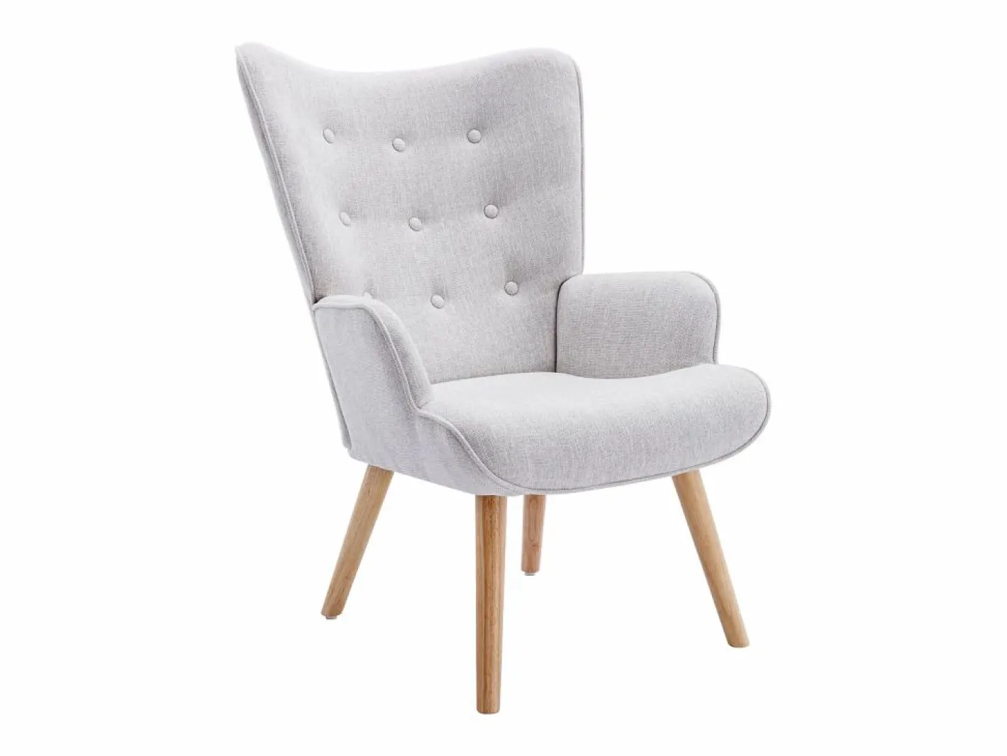 Sillón de tela de estilo escandinavo VATELY^Vente-unique New