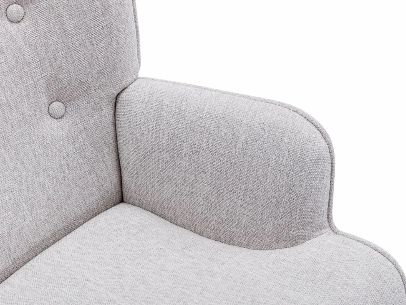 Sillón de tela de estilo escandinavo VATELY^Vente-unique New