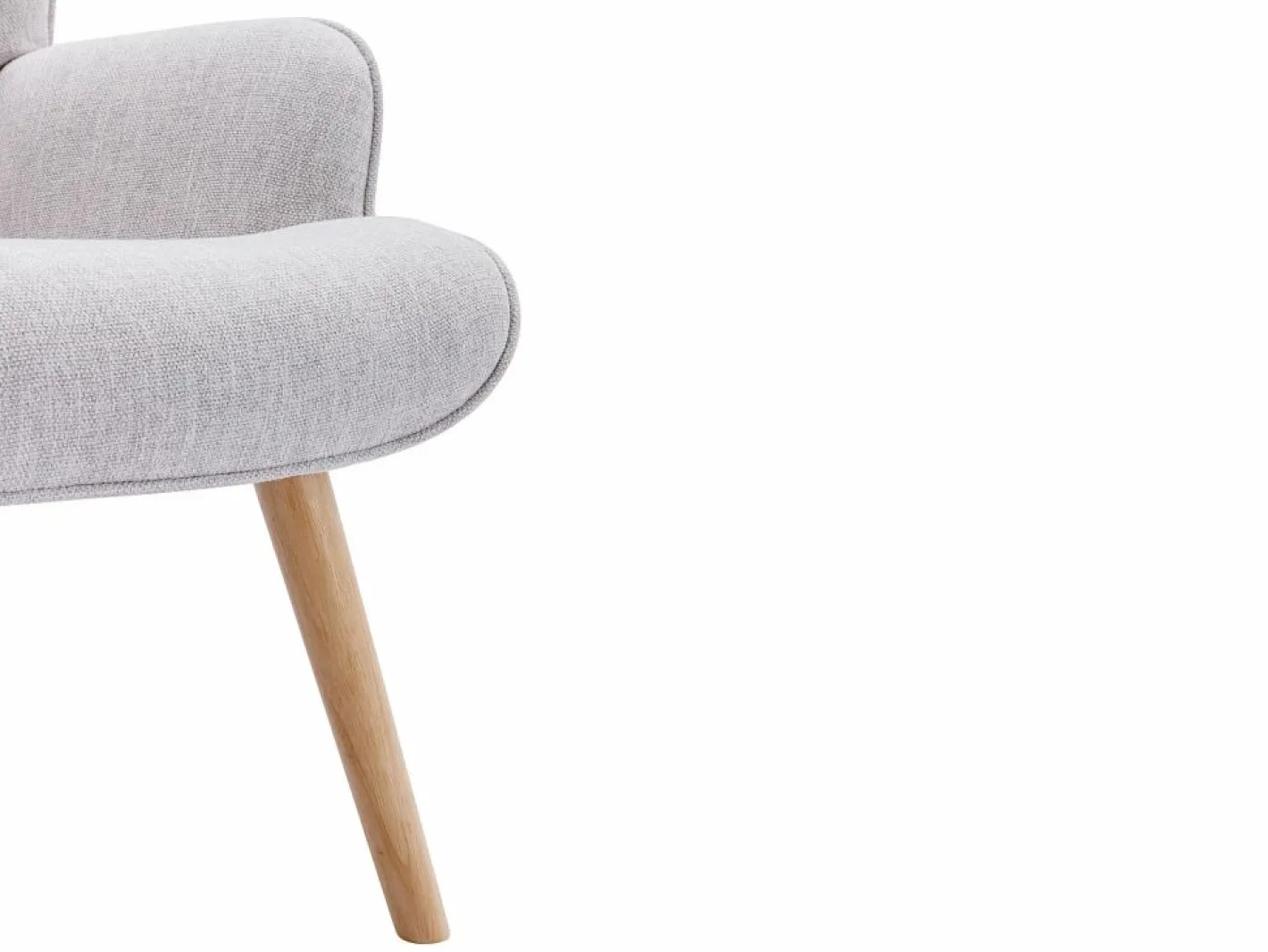 Sillón de tela de estilo escandinavo VATELY^Vente-unique New