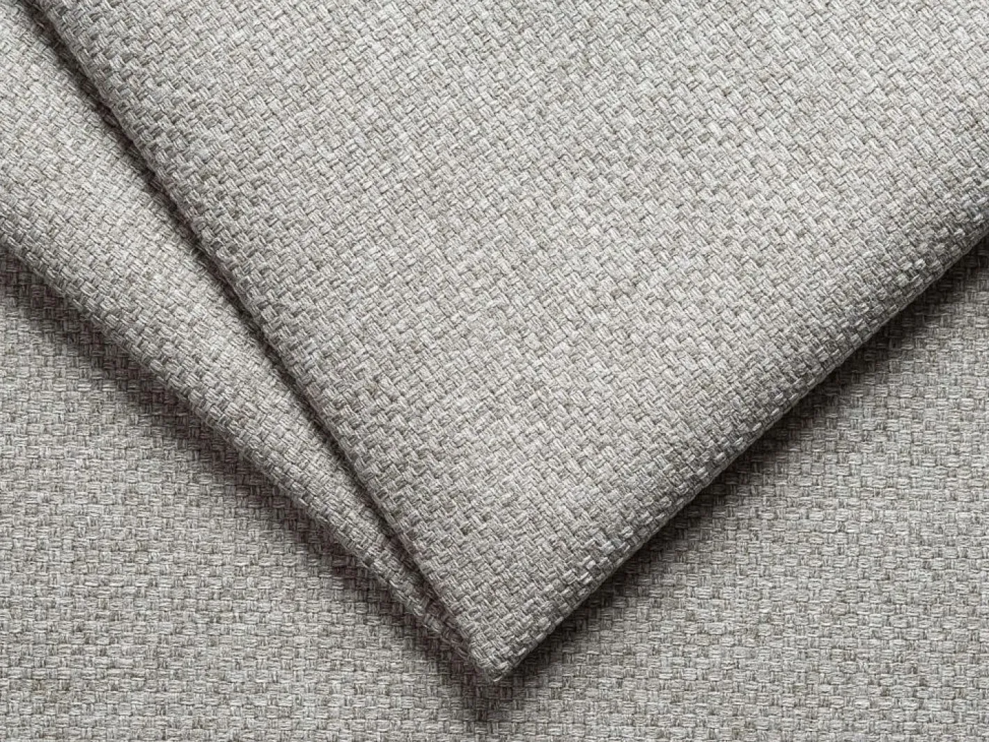 Vente-unique Sillón de tela - Cama de 70 cm - Colchón de 14 cm - CALITO Gris claro Discount