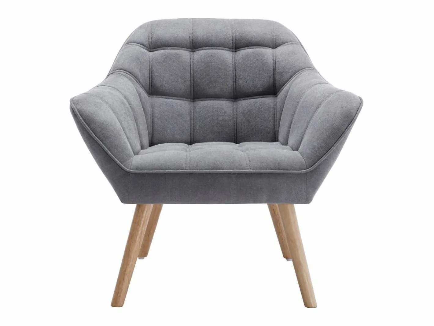 Vente-unique Sillón Escandinavo|Sillón de tela de estilo escandinavo CASERTA