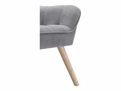 Vente-unique Sillón Escandinavo|Sillón de tela de estilo escandinavo CASERTA