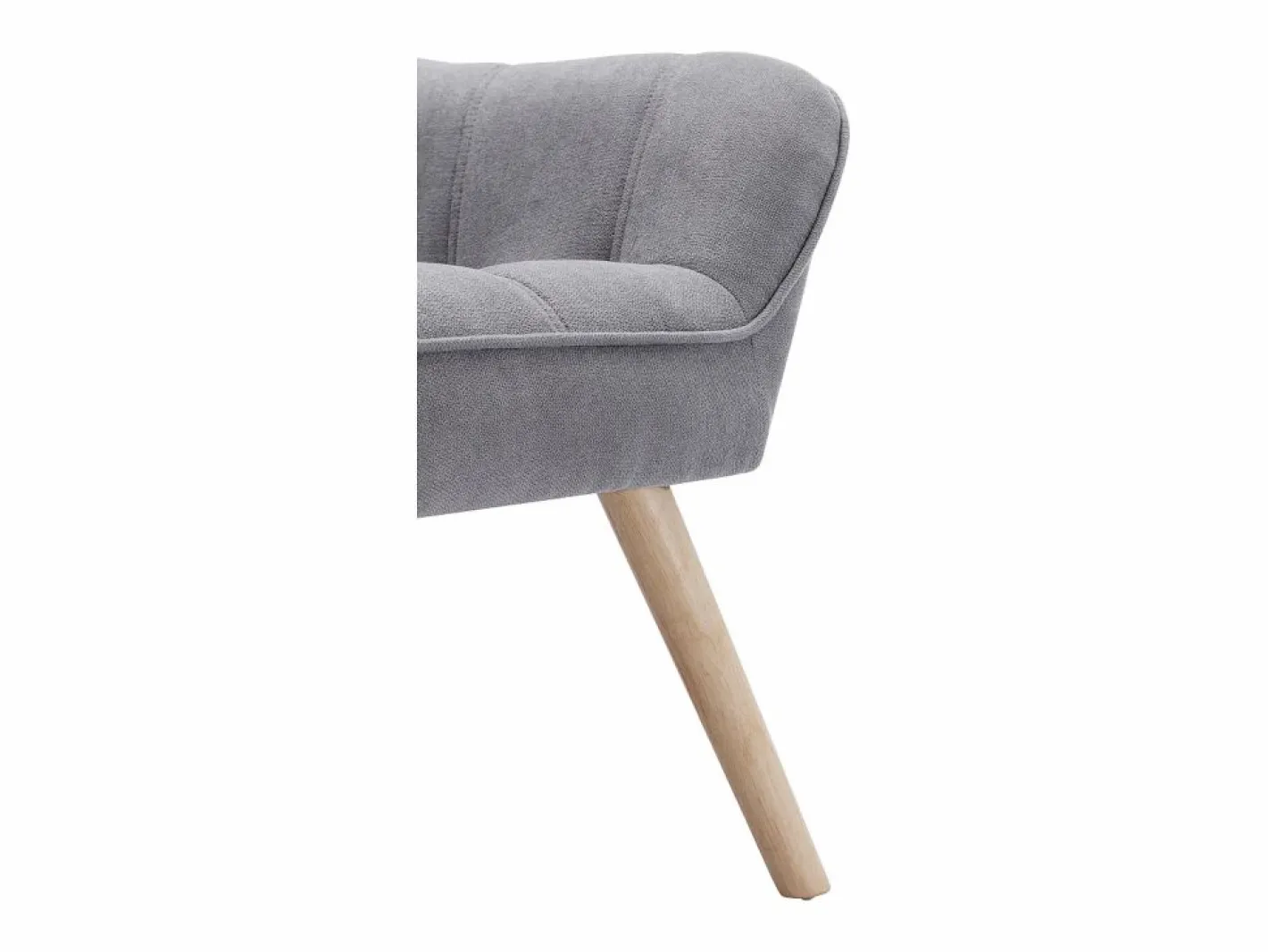 Vente-unique Sillón Escandinavo|Sillón de tela de estilo escandinavo CASERTA