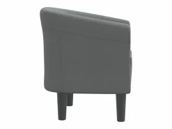 vidaxl Sillón de tela oscuro Gris Clearance