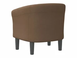 Sillón de tela marrón^vidaxl New