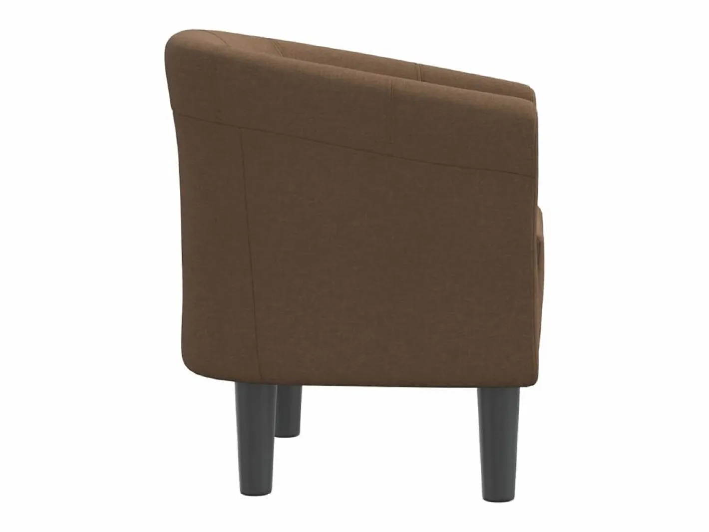 Clicnbuy Sillón de tela marrón Marru00f3n Sale