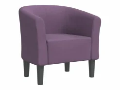Clicnbuy Sillón de tela morado Violeta New