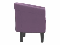 Clicnbuy Sillón de tela morado Violeta New