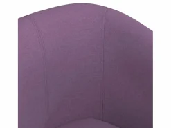 Clicnbuy Sillón de tela morado Violeta New