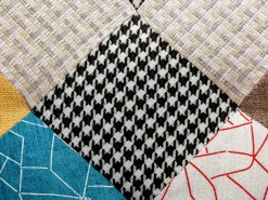 Vente-unique Sillón|Sillón de tela patchwork VATELY