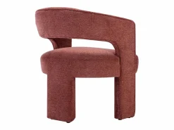 Vente-unique Sillón de tela texturizada color FONTANOVA Terracota Clearance