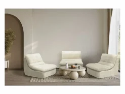 Habitat et jardin Sofá Modular|Sillón de tela texturizada <> - 81 x 96 x 75 cm -