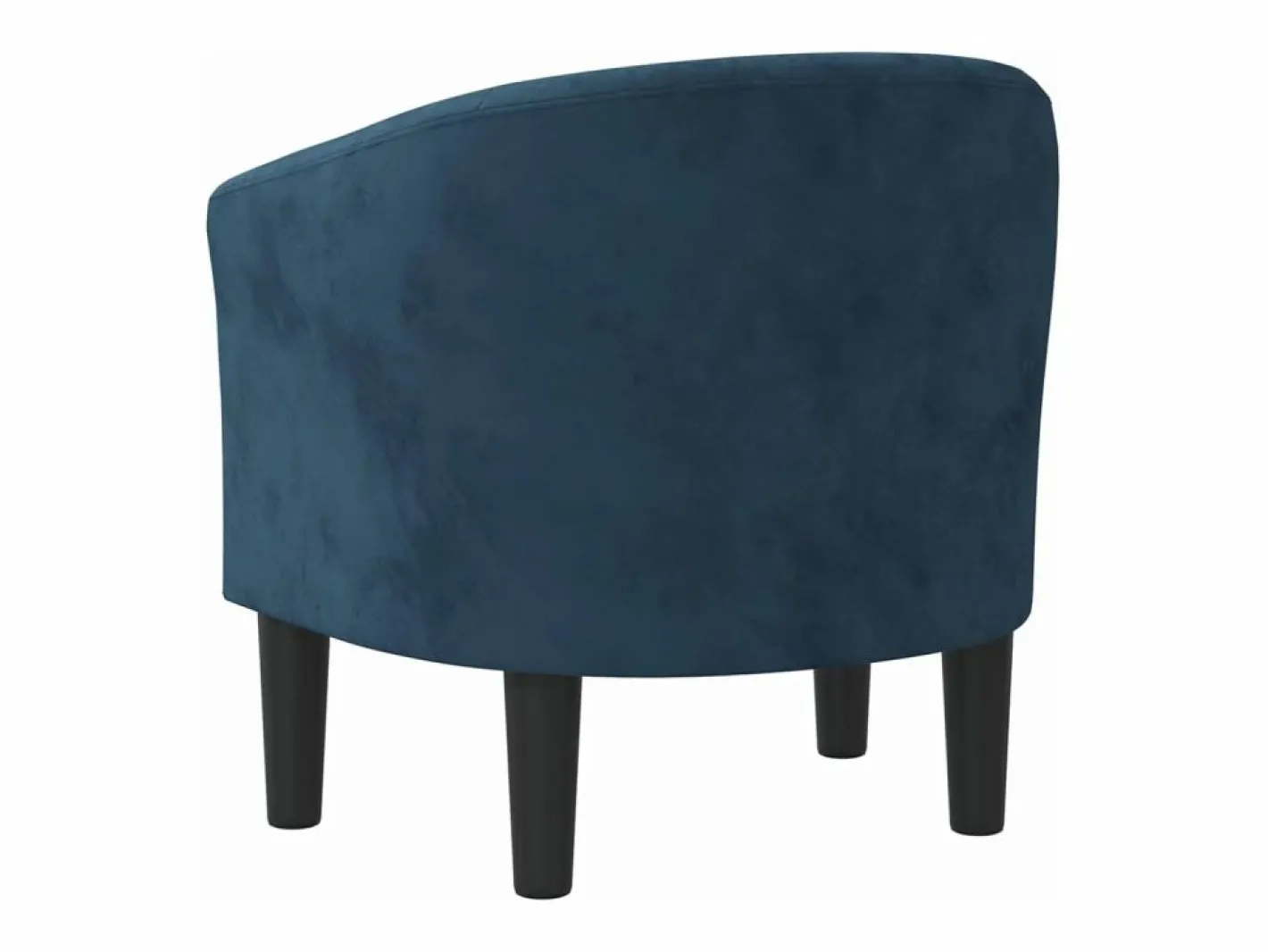Clicnbuy Sillón de terciopelo oscuro Azul