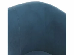 Clicnbuy Sillón Estilo Cabriolet|Sillón de terciopelo oscuro