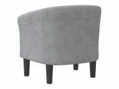 vidaxl Sillón Estilo Cabriolet|Sillón de terciopelo oscuro