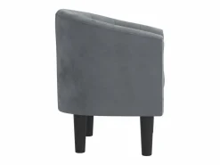 Sillón de terciopelo oscuro^Clicnbuy Discount