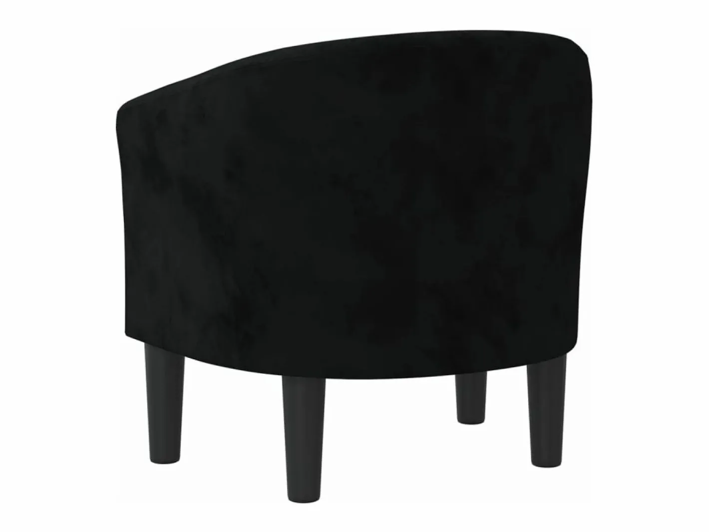 Clicnbuy Sillón de terciopelo Negro Clearance