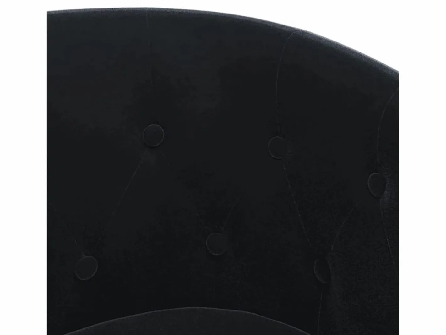 Clicnbuy Sillón de terciopelo Negro Clearance