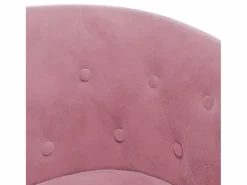 Clicnbuy Sillón Estilo Cabriolet|Sillón de terciopelo