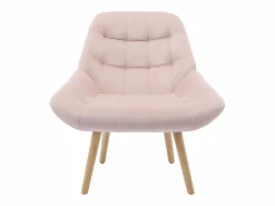 Vente-unique Sillón Escandinavo|Sillón de terciopelo estilo escandinavo capitoné LUOSTO