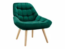 Sillón de terciopelo estilo escandinavo capitoné LUOSTO^Vente-unique
