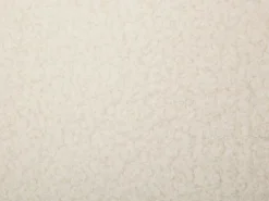 Vente-unique Sillón derecho de tela rizada estilo escandinavo SERINO Blanco Discount