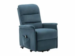 Vente-unique Sillón|Sillón eléctrico de tela CAPUCINE