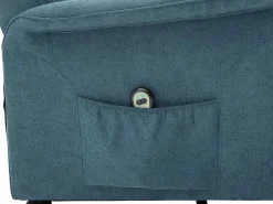 Vente-unique Sillón|Sillón eléctrico de tela CAPUCINE
