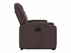 vidaxl Sillón eléctrico reclinable elevable de tela marrón oscuro Marru00f3n Sale