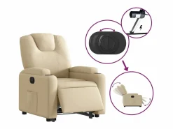 vidaxl Sillón Relax|Sillón eléctrico reclinable elevable de tela color