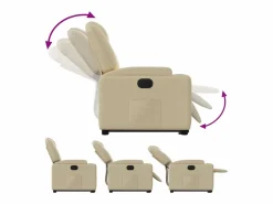 vidaxl Sillón Relax|Sillón eléctrico reclinable elevable de tela color