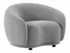 Vente-unique Sillón|Sillón en tela bouclé BOVANA de Pascal Morabito