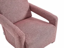 Sillón en tela texturizada terracota ISPARTA^Vente-unique Hot