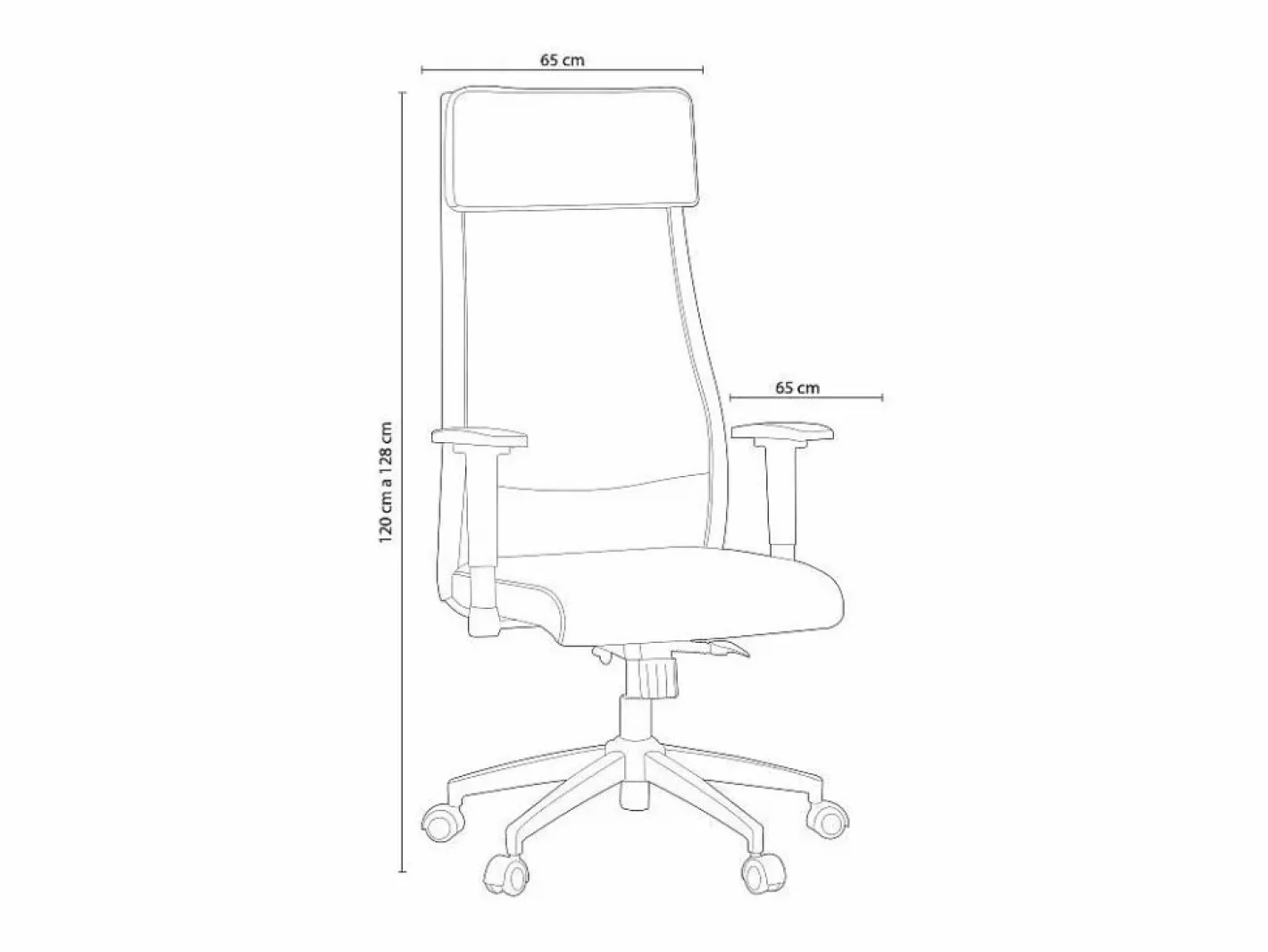 ADEC Sillón giratorio Airflow reclinable con cojín y altura regulable Blanco Hot