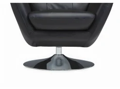 LINEA SOFA Sillón De Piel|Sillón giratorio de piel de búfalo superior ANABA