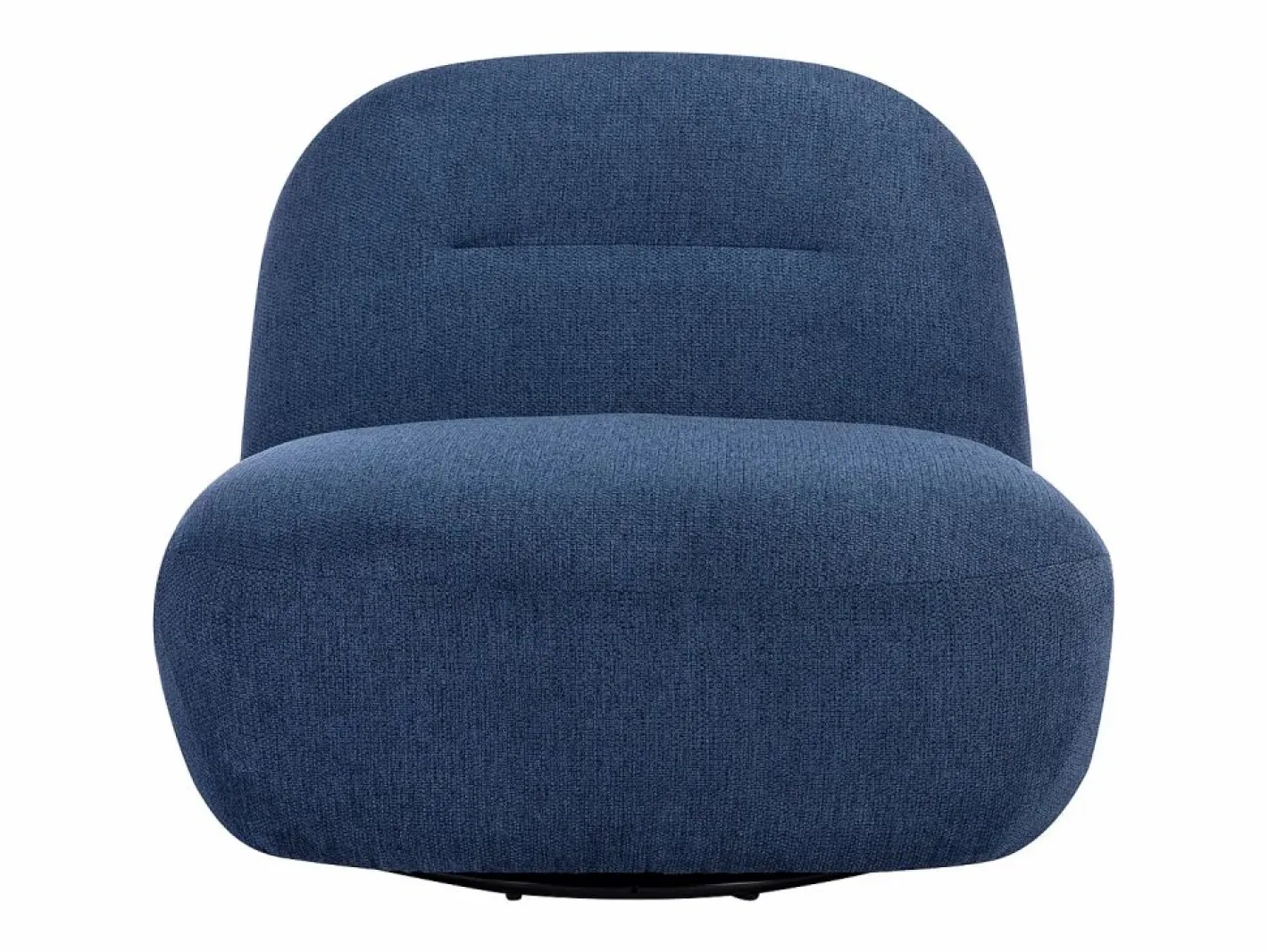 Sillón giratorio de tela texturizada color POZETI^Vente-unique Best
