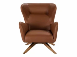 Sillón giratorio polipiel marrón 5038^Angel Cerda Sale