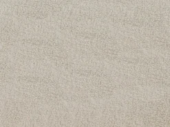 Vente-unique Sillón giratorio redondeado en tela de rizo LACARA Blanco Sale