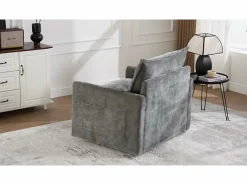 Sillón giratorio XXL (92x74x67 cm) - Rotación 360° - Bolsillo lateral - Capacidad 300 kg^ Sale