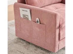 Sillón giratorio XXL (92x74x67 cm) - Rotación 360° - Bolsillo lateral - Capacidad 300 kg^ Sale