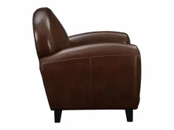 Rendez-Vous Déco Sillón Club|Sillón marrón de cuero recubierto - Club