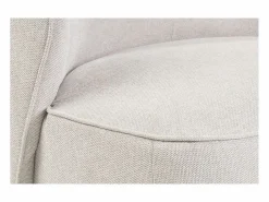 Sillón moderno giratorio de tejido efecto aterciopelado texturizado AMBER^Miliboo Discount