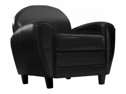 Rendez-Vous Déco Sillón Club|Sillón en cuero tostado sintético - Club