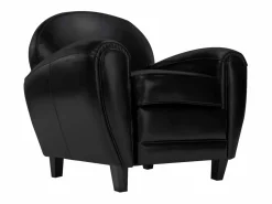 Rendez-Vous Déco Sillón Club|Sillón en cuero tostado sintético - Club