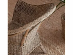 Made In Meubles Sillón De Mimbre|Sillón para niños en ratán Geraldine