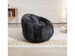 DripeX Sofás Club|Sillón Perezoso de Chenilla - 2 Plazas - con 2 Cojines - 62cm Profundidad de Asiento - Carga Máx. 250kg -