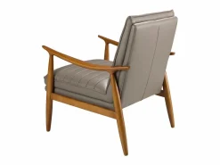 Angel Cerda Sillón De Piel|Sillón piel gris oscuro 5130