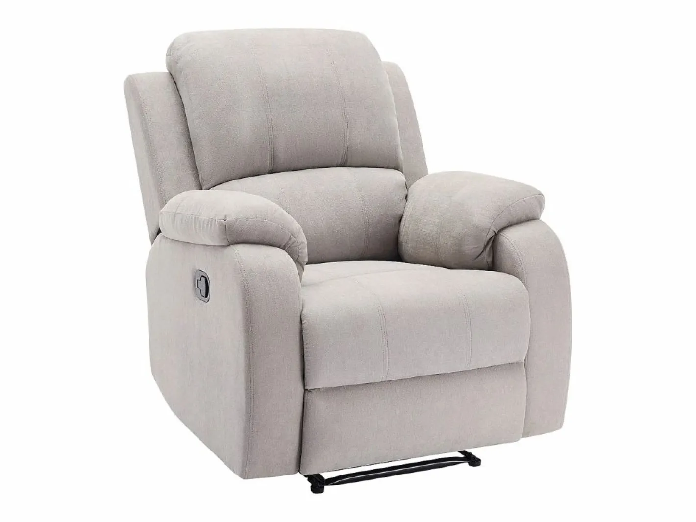 Sillón reclinable de microfibra color BRODY^Vente-unique Discount
