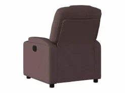 vidaxl Sillón Relax|Sillón reclinable de tela marrón oscuro